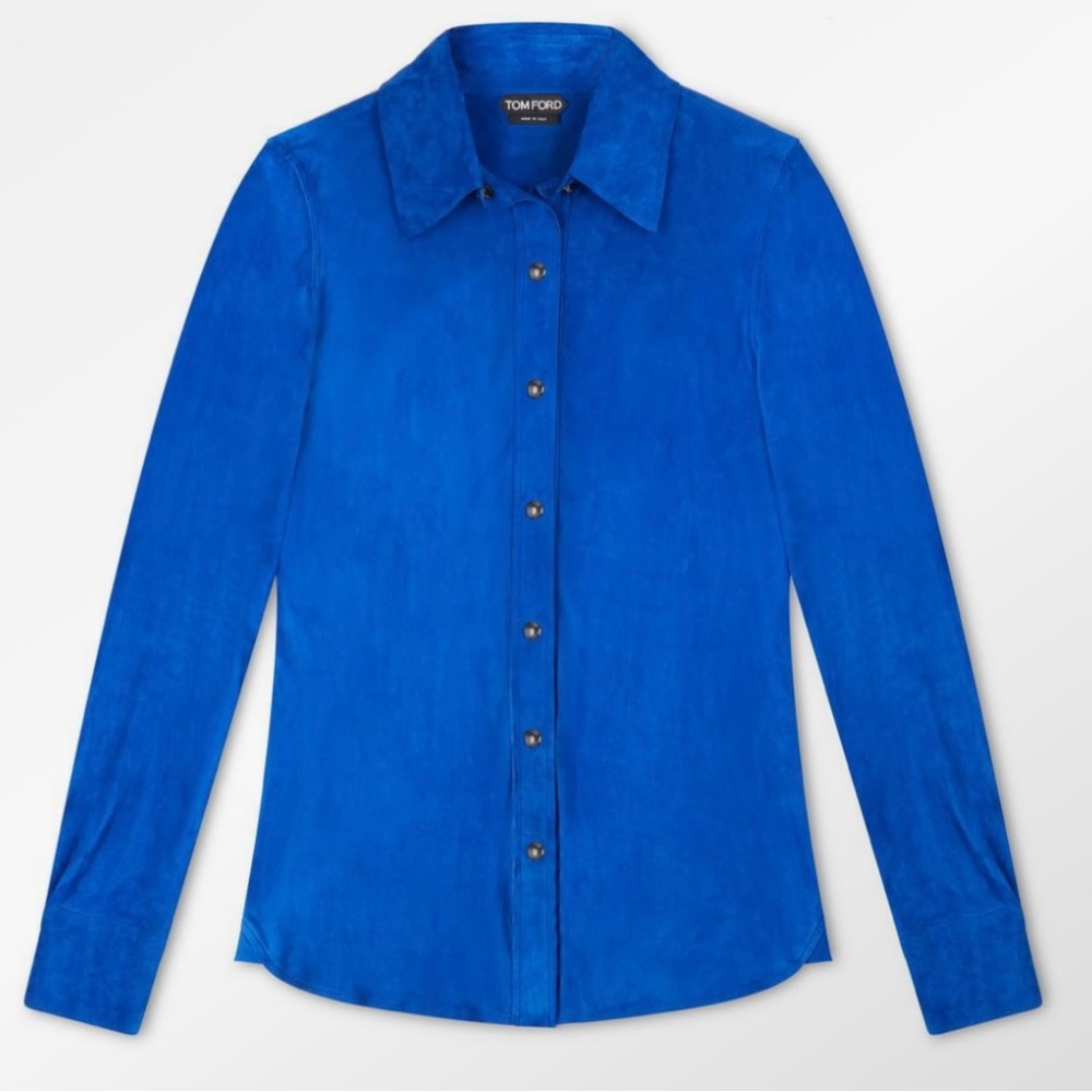 💜Royal Blue Tom Ford Button Up Shirt